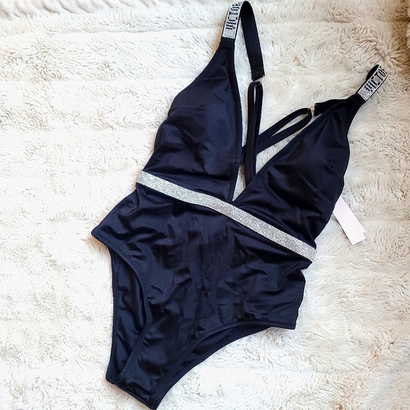 🍒NWT🍒 VS BLING ONE PIECE SWIMSUIT - Picture 2 of 7